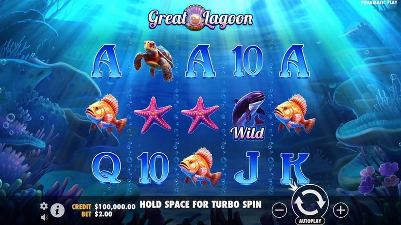 Great Lagoon slot screen 1