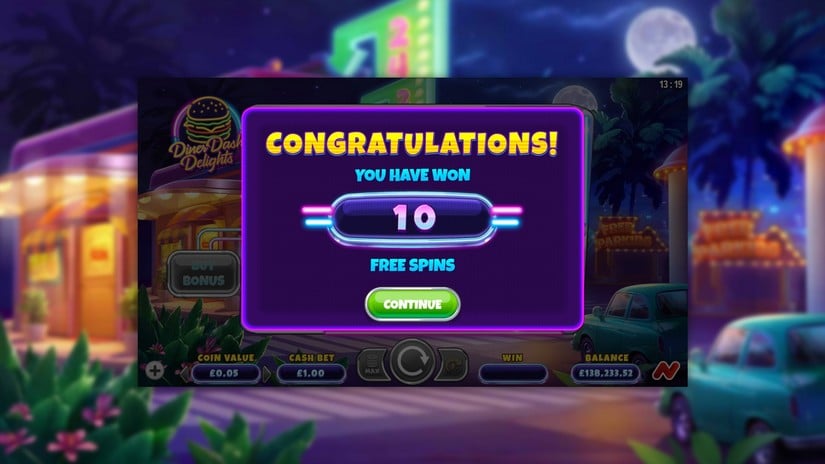 Diner Dash Delights slot screen 3