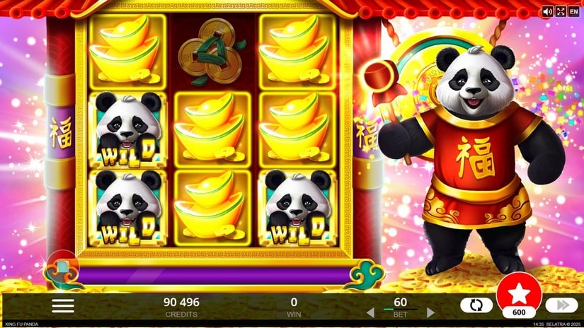 Xing Fu Panda slot screen 4