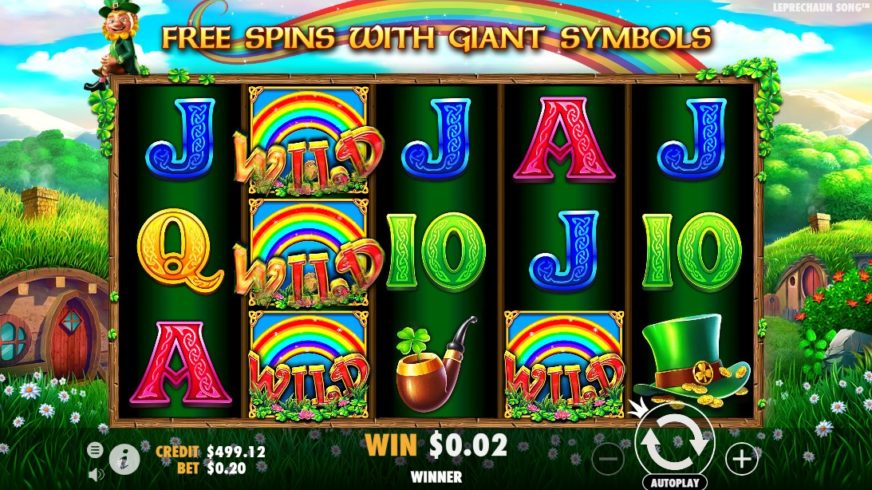 Leprechaun Song slot screen 3