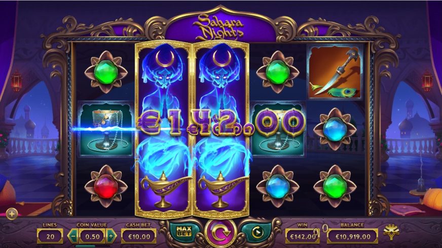 Sahara Nights slot screen 3