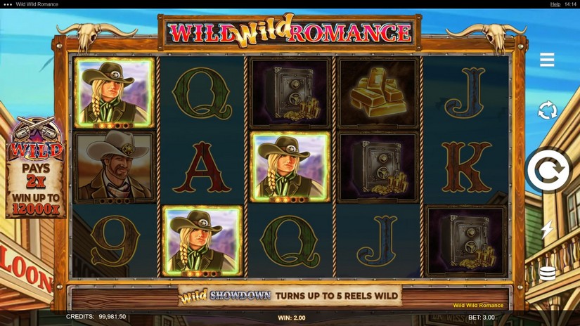 Wild Wild Romance slot screen 3