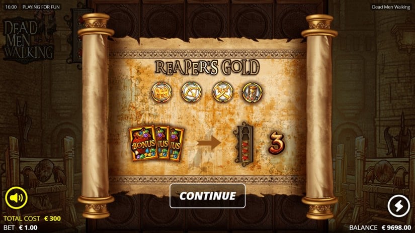 Dead Men Walking slot screen 4