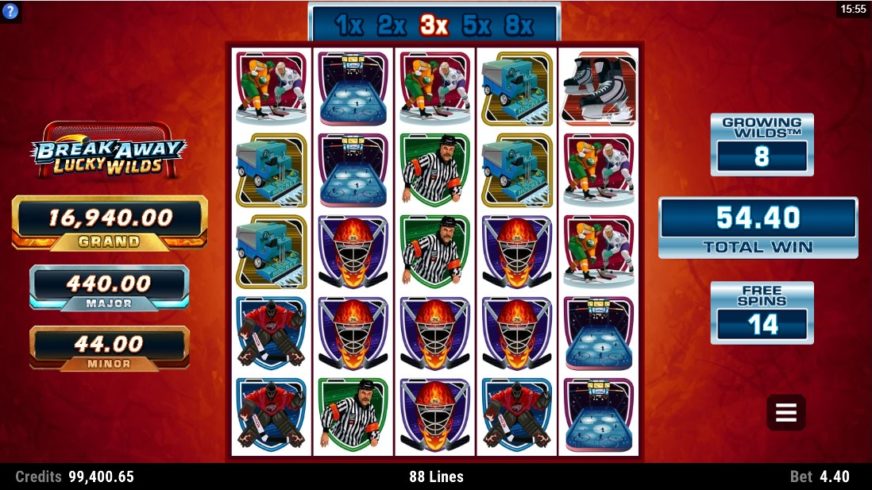 Break Away Lucky Wilds slot screen 5