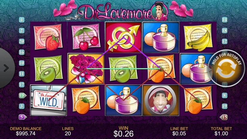 Dr. Lovemore slot screen 3