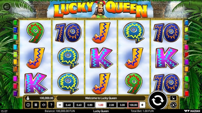 Lucky Queen slot screen 1