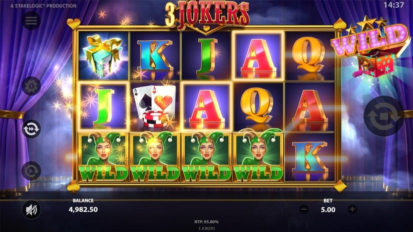 3 Jokers slot screen 3