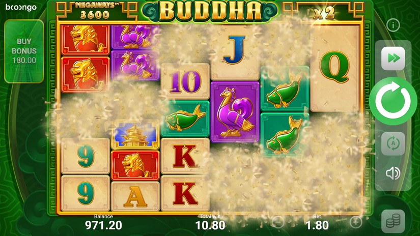 Buddha Megaways slot screen 2