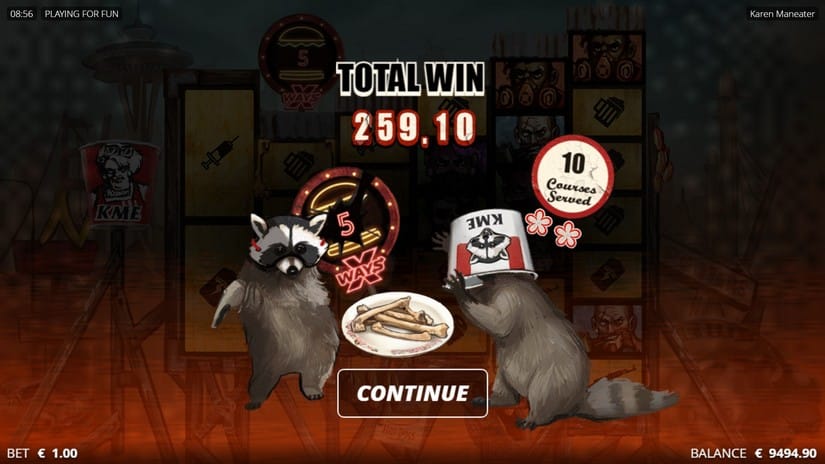 Karen Maneater slot screen 7