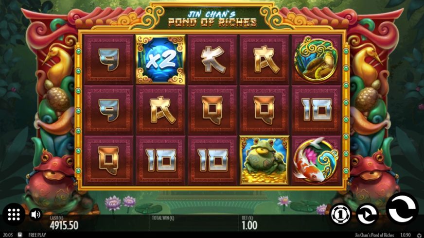 Jin Chan’s Pond of Riches slot screen 1