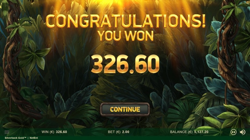 Silverback Gold slot screen 10