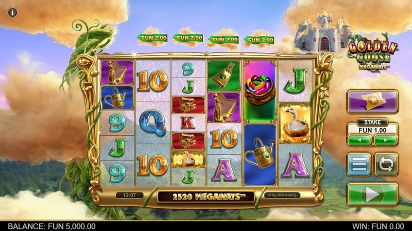 Golden Goose Megaways slot screen 1