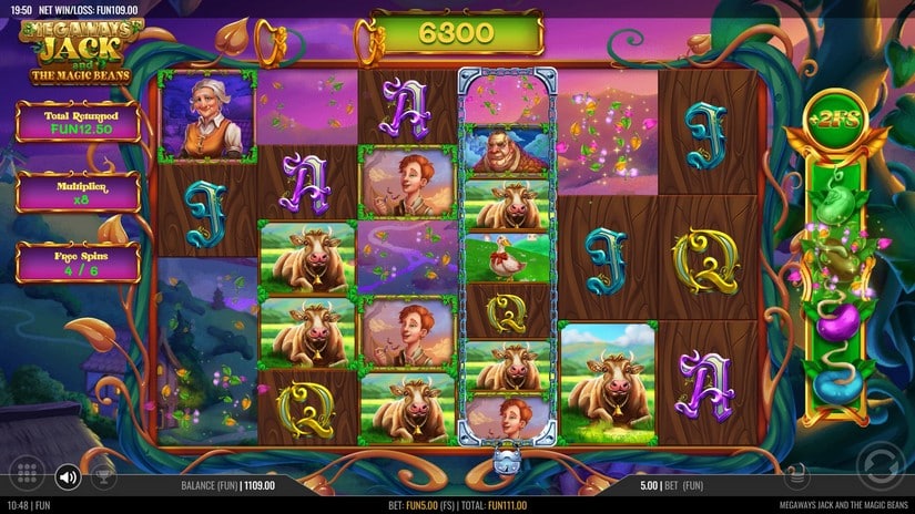 Megaways Jack and The Magic Beans slot screen 7