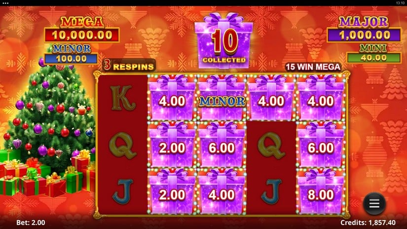 Amazing Link Christmas slot screen 5