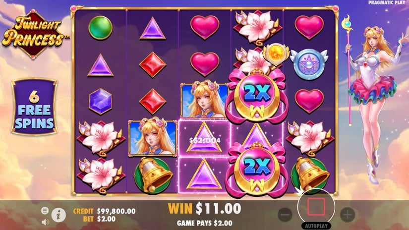 Twilight Princess slot screen 4