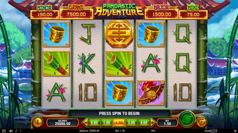 Pandastic Adventure slot screen 1