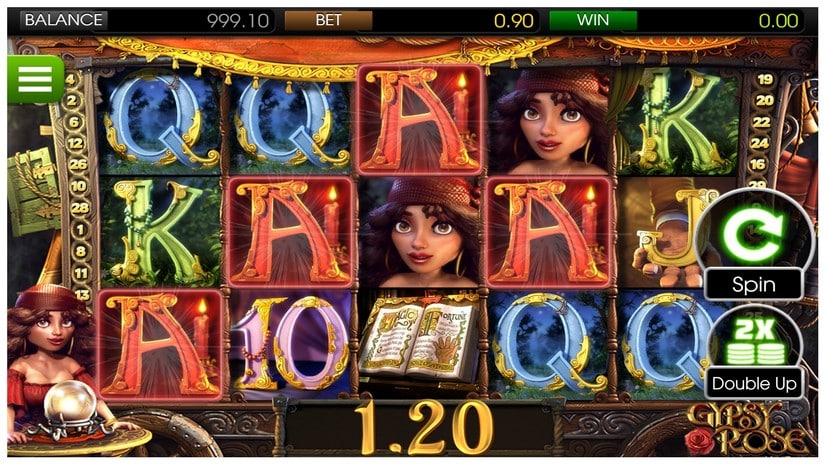 Gypsy Rose slot screen 2
