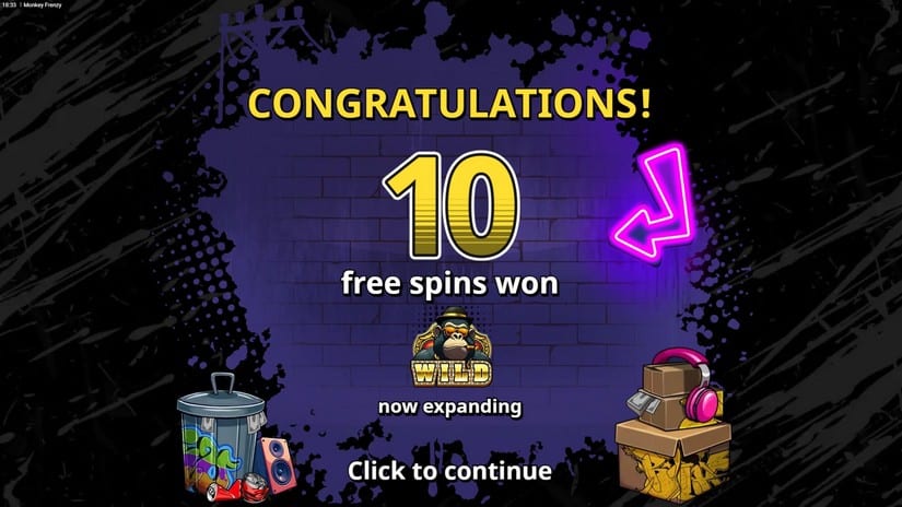 Monkey Frenzy slot screen 4