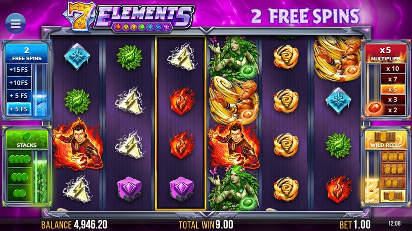 7 Elements slot screen 6