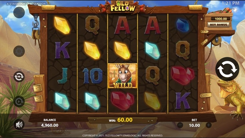 Old Fellow slot screen 2