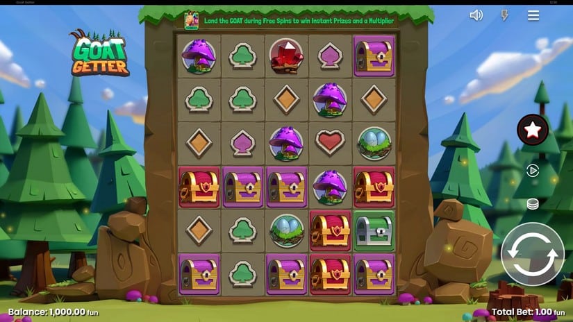 Goat Getter slot screen 1