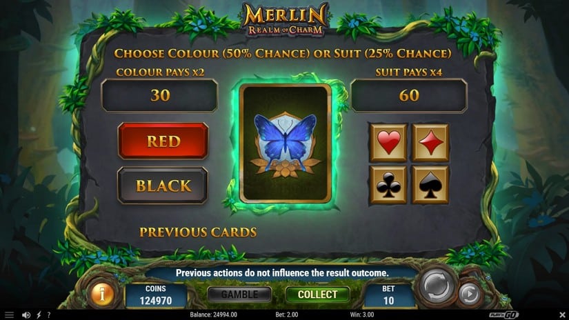 Merlin Realm of Charm slot screen 3