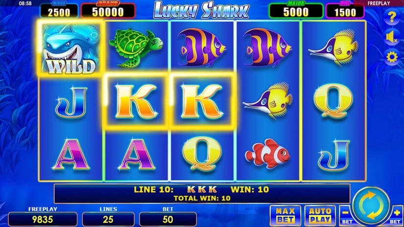 Lucky Shark slot screen 4