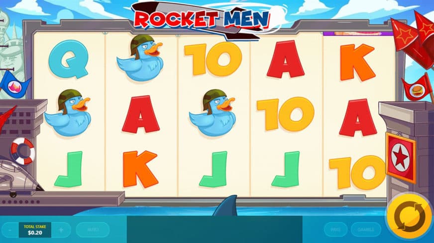 Rocket Men slot screen 1