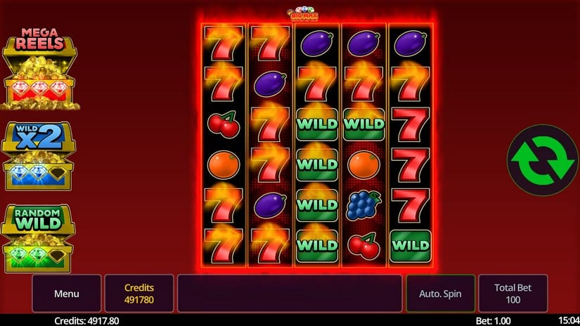Big Max Diamonds and Wilds slot screen 1