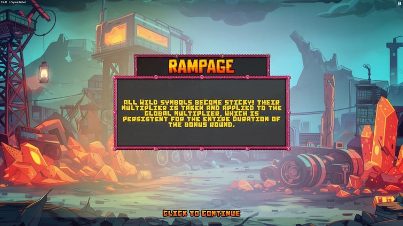 Crystal Robot slot screen 3