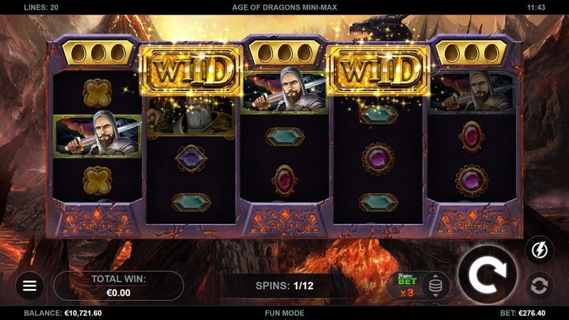 Age of Dragons Mini Max slot screen 3