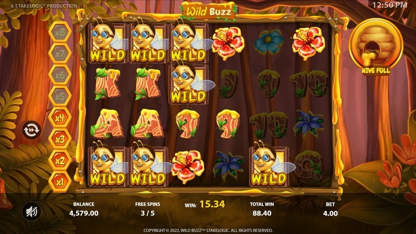 Wild Buzz slot screen 6