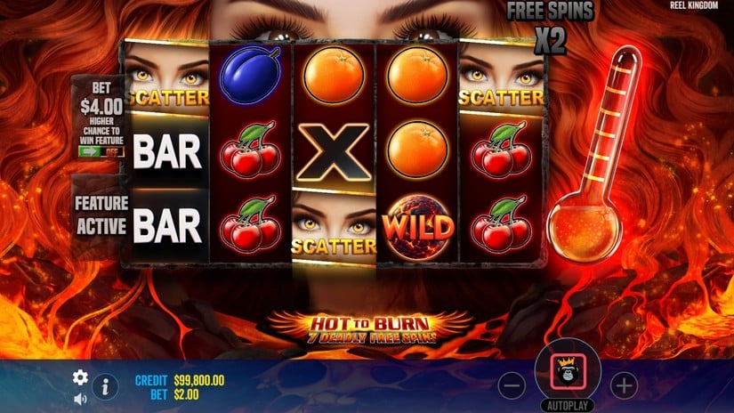 Hot to Burn – 7 Deadly Free Spins slot screen 3