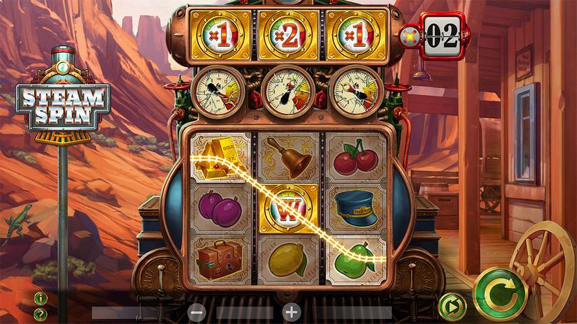 SteamSpin slot screen 2