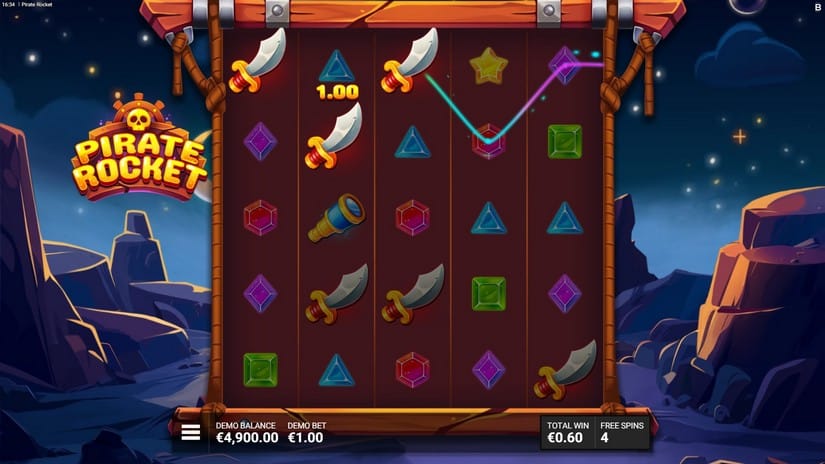 Pirate Rocket slot screen 4