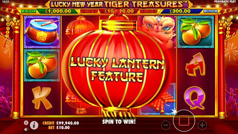 Lucky New Year – Tiger Treasures slot screen 3