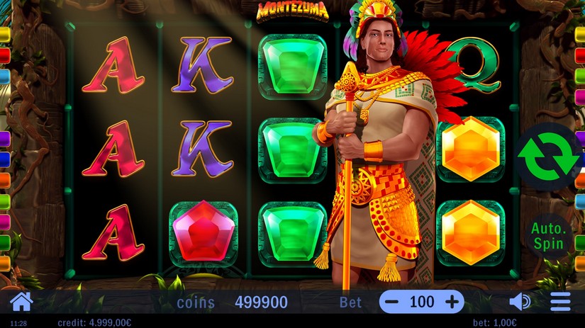 Montezuma slot screen 1