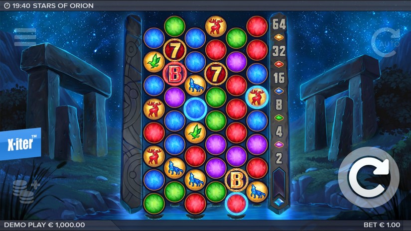 Stars of Orion slot screen 1