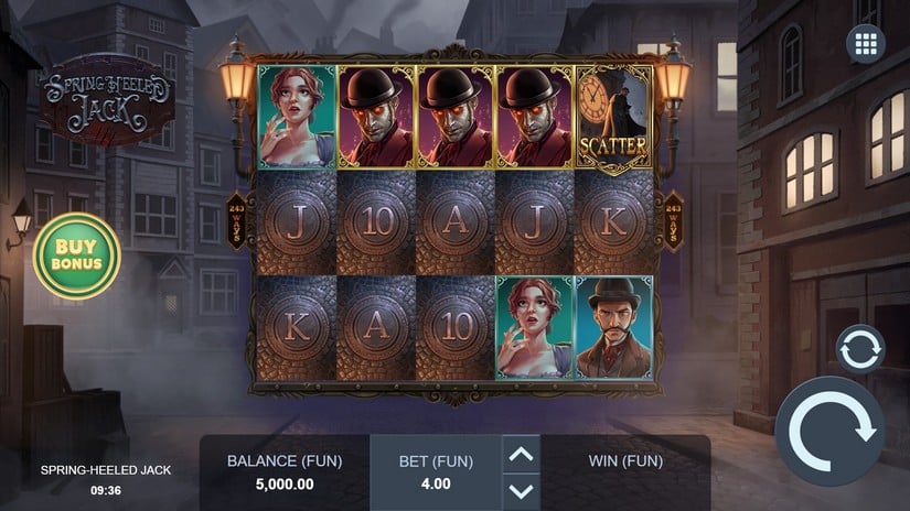 Spring Heeled Jack slot screen 1