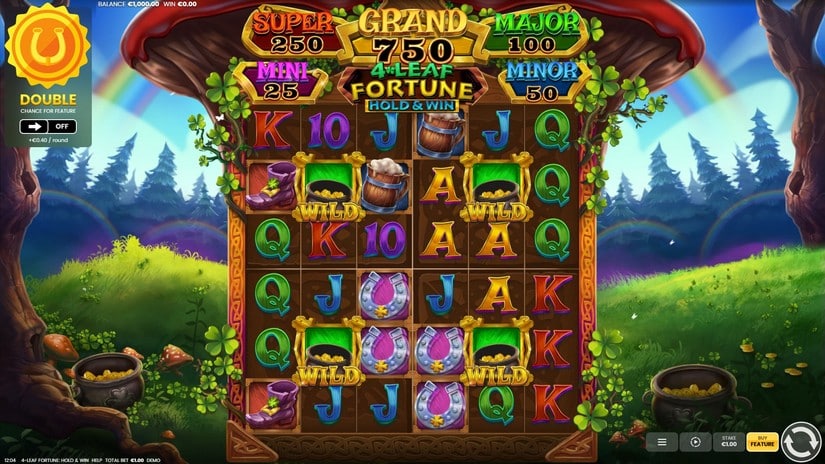 4-Leaf Fortune: Hold & Win slot screen 1