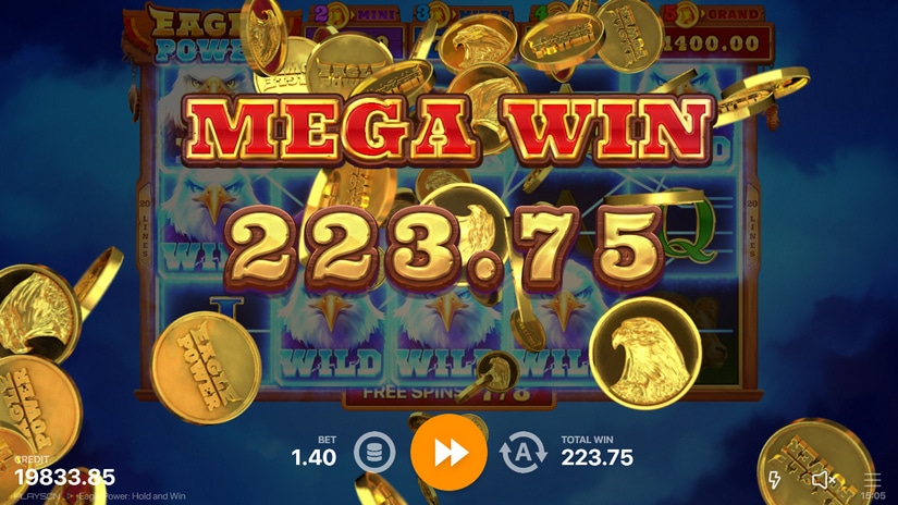 Eagle Power: Hold and Win slot screen 4