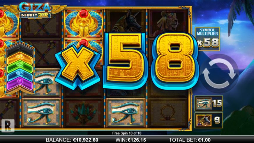 Giza Infinity Reels slot screen 5