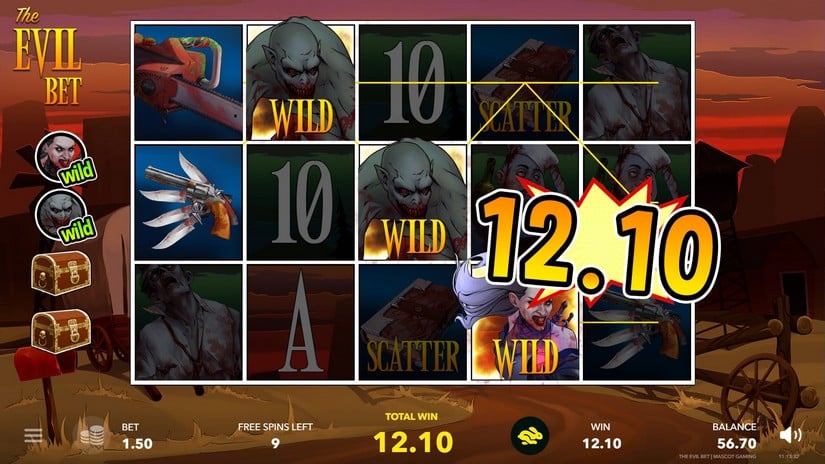 Evil Bet slot screen 5