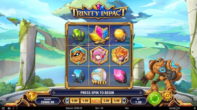 Trinity Impact slot screen 2