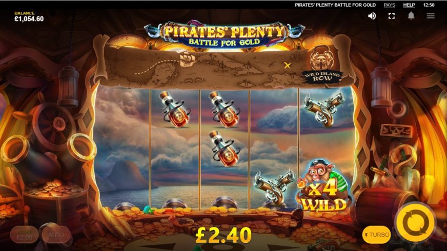 Pirates’ Plenty Battle For Gold slot screen 2