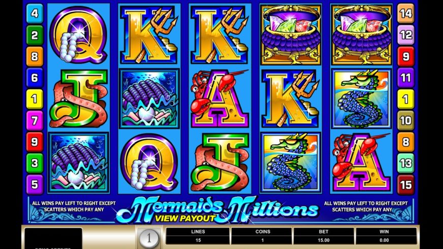 Mermaids Millions slot screen 3