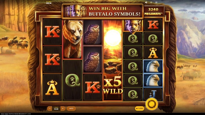 Buffalo Mania MegaWays slot screen 3