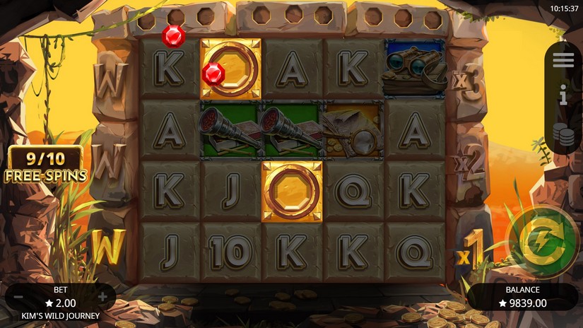 Kim’s Wild Journey slot screen 5