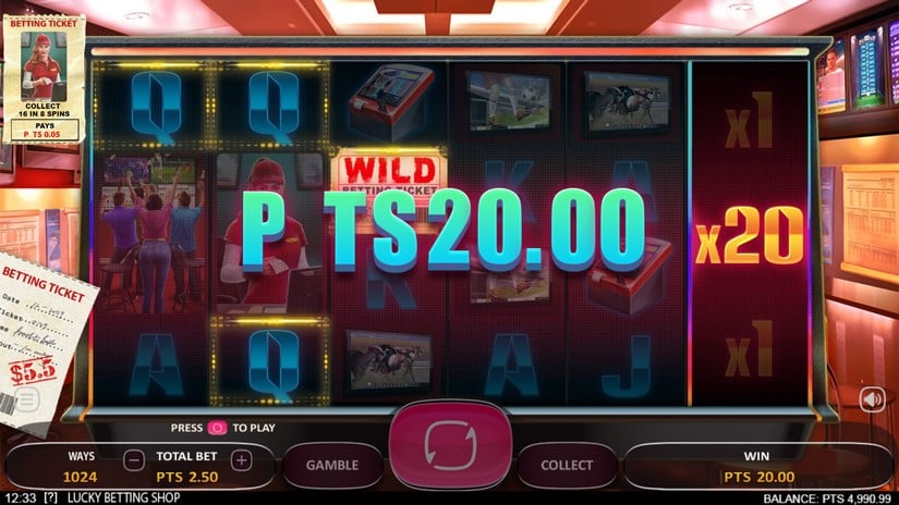Lucky Betting Shop slot screen 3
