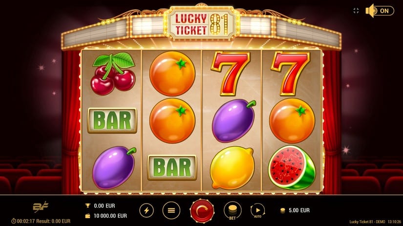 Lucky Ticket 81 slot screen 1